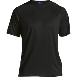 135g Barron Polyester T-Shirt Black Front